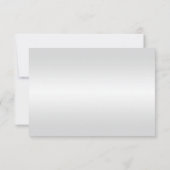 Elegante Rode Rozen Tafelplaatskaart Kaart (Achterkant)