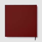 Elegante Rode Rozen Trouw Gastenboek (Achterkant)