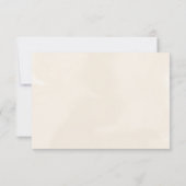 Elegante Rode Rozen Trouwwebsite RSVP (Achterkant)