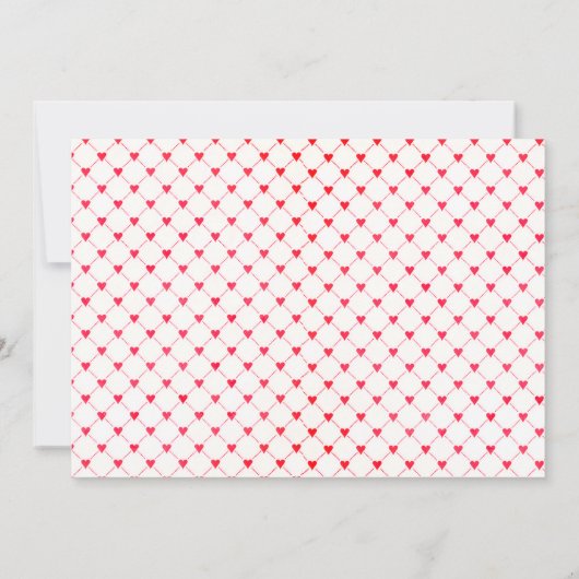 Elegante rode script afstudeerfeest kaart (Achterkant)