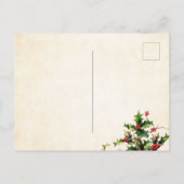 Elegante  Rode Sinterklaas Feestdagenkaart (Achterkant)