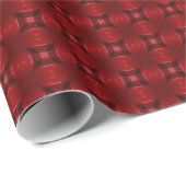 Elegante rode Starburst Patroon Premium Wrapping P Cadeaupapier (Rol Hoek)