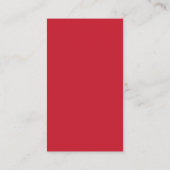 Elegante Rode Strik Kerst Luiers Raffle Informatiekaartje (Achterkant)