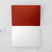 Elegante Rode Stucco Blanco Bedankt 2.0 (Binnen)