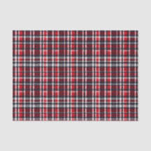 Elegante rode Tartan Check Plaid Patroon Kerstmis