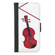 Elegante Rode Viool muziekliefhebber