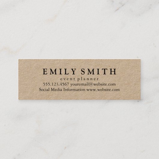 Elegante rode wijnvlek met wijnglas mini visitekaartje (Achterkant)