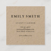 Elegante rode wijnvlek met wijnglas vierkante visitekaartje (Achterkant)