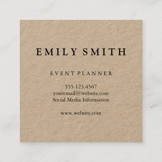 Elegante rode wijnvlek met wijnglas vierkante visitekaartje (Achterkant)