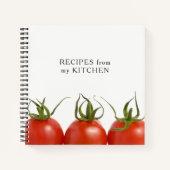 Elegante rode witte tomaat foto recepten boek (Voorkant)