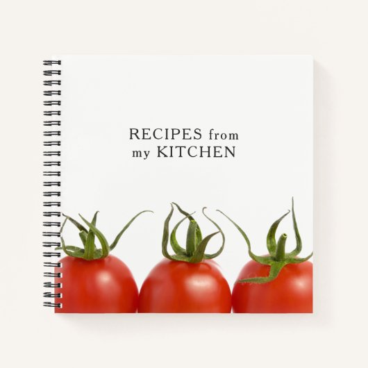 Elegante rode witte tomaat foto recepten boek (Voorkant)