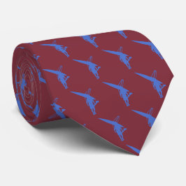 Elegante roeiende eenschedel stropdas