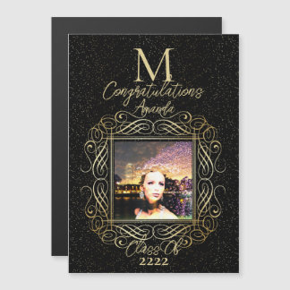 Elegante rol + gouden stippen Congratulatieklas va