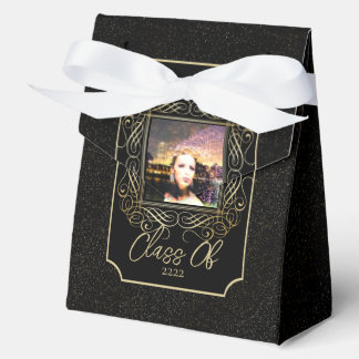 Elegante rol + gouden stippen Congratulatieklas va Bedankdoosjes