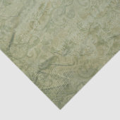 Elegante rollen op een olijfgroene achtergrond tissuepapier (Detail)