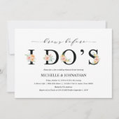 Elegante Romance bruiloft repetitie Dinner Invites Kaart (Voorkant)