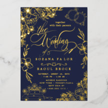 Elegante Romance | Roos Gold Foil Wedding
