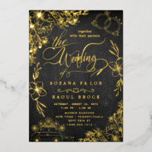 Elegante Romantiek | Roze Gouden Folie Bruiloft