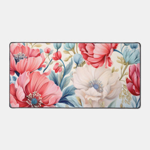 Elegante Romantische Bloem Botanische Tuin Bureaumat