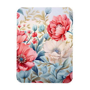 Elegante Romantische Bloem Botanische Tuin Magneet