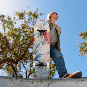 Elegante Romantische Bloem Botanische Tuin Persoonlijk Skateboard