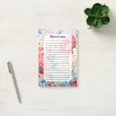Elegante Romantische Bloem Botanische Tuin Post-it® Notes (Kantoor)