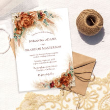 Elegante Romantische Bloemige Boho Bruiloft