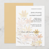 Elegante Romantische Bloemige Boho Tuin Kaart (Voorkant / Achterkant)