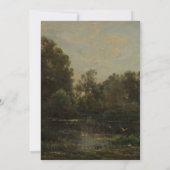 Elegante Romantische Fijne Kunst Bruiloft Kaart (Achterkant)