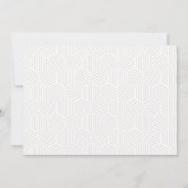 Elegante Romantische Foto | Modern Save The Date (Achterkant)