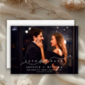 Elegante Romantische Foto | Modern Save The Date