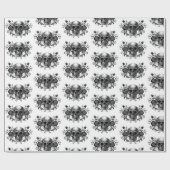 Elegante, romantische Gothic Cadeaupapier (Vlak)