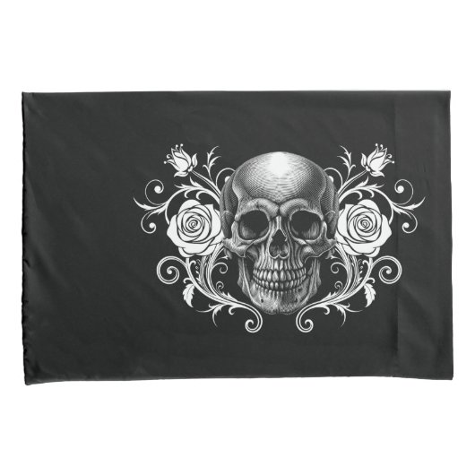 Elegante, romantische Gothic Kussensloop (Voorkant-Rechts)