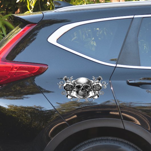 Elegante, romantische Gothic Sticker (Auto Zijkant)