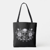 Elegante, romantische Gothic Tote Bag (Achterkant)