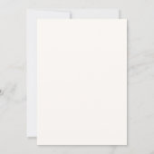 Elegante romantische handgetekende wij gaan trouwe kaart (Achterkant)