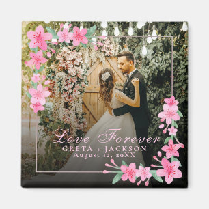 Elegante romantische Happy Valentijnsdag foto Magneet
