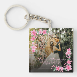 Elegante romantische Happy Valentijnsdag foto Sleutelhanger