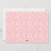 Elegante romantische liefde paar Valentijnsdag fot Feestdagenkaart (Achterkant)