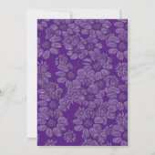 Elegante romantische madeliefjes bloemenbruiloft P Kaart (Achterkant)