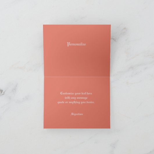 Elegante & Romantische Parels & Rozen Personaliser Bedankkaart (Binnen)