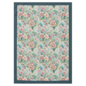 Elegante Romantische Rococo Bloemen  Charme Tafelkleed (Voorkant)