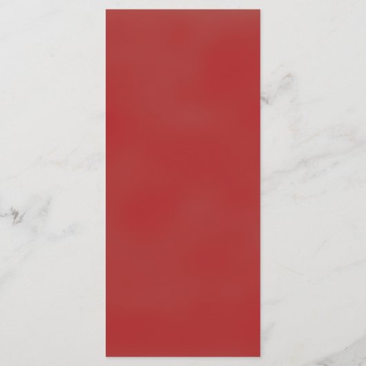 Elegante romantische rode roos zomer bloemenbruilo menu (Achterkant)