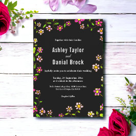 Elegante romantische Rozen lichten Boho bloemenbru Kaart