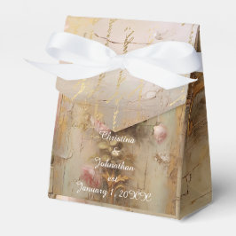 Elegante Romantische Rozen Trouw Favor Dozen Bedankdoosjes