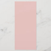 Elegante Romantische Waterverf Bloemige Bruiloft Menu (Achterkant)