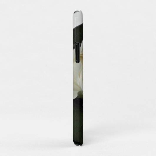 Elegante & Romantische Witte Roos Persoonlijk Case-Mate iPhone Case (Achterkant/rechts)