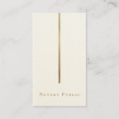 Elegante romige witte glitter goud Sophisticated Visitekaartje (Voorkant)