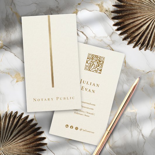 Elegante romige witte glitter goud Sophisticated Visitekaartje