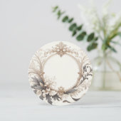 Elegante Rond Kaart (Staand voorkant)